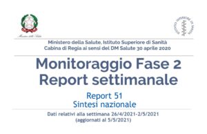 Report settimanale monitoraggio Fase 2. Periodo di riferimento 26.04-02.05.2021