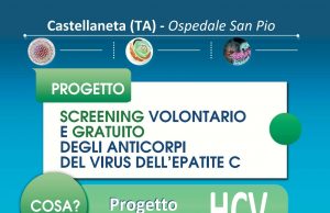 Castellaneta: attivo un progetto di screening per l’epatite C.