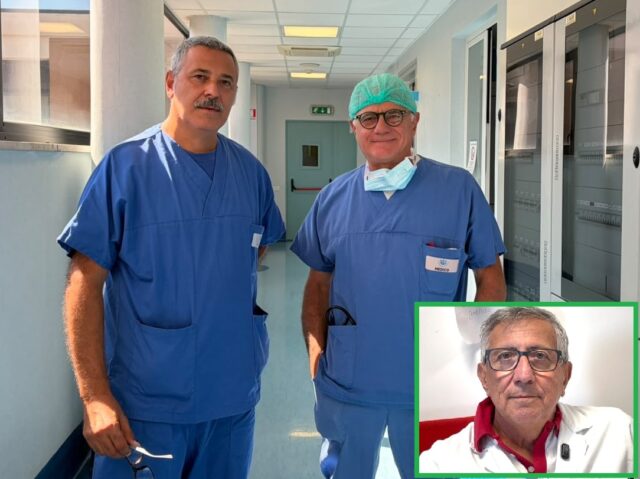 Da sx il direttore Mirabile e rianimatore Sisto Giovanni XXIII (1)
